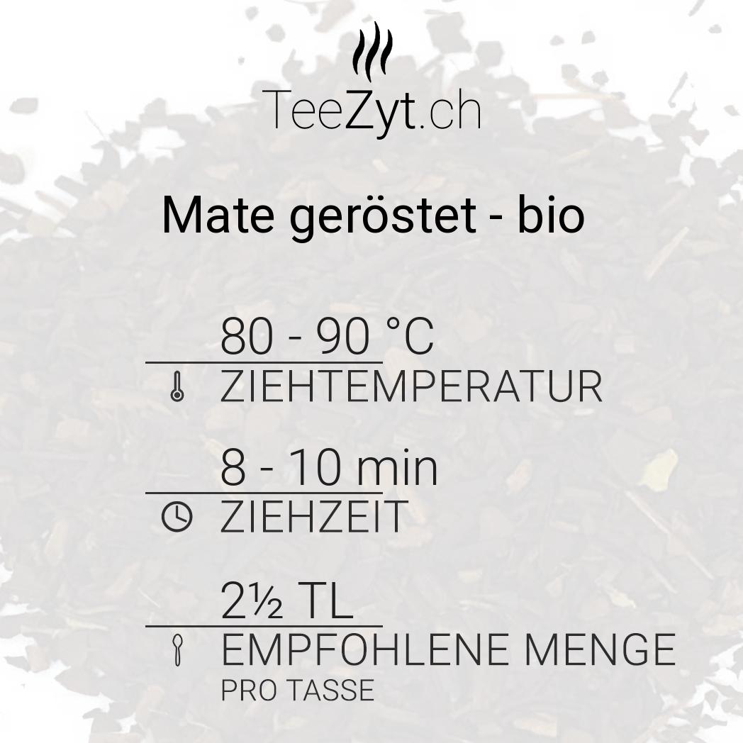 Ein Bild von Mate geröstet - bio, in der Kategorie Mate Tee und Lapacho Bio Tee