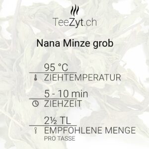 Ein Bild von Nana Minze grob, in der Kategorie Kräutertee und Gewürztee Tee Monokräuter