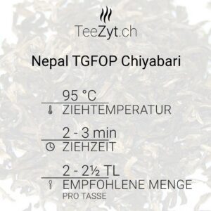 Ein Bild von Nepal TGFOP Chiyabari, in der Kategorie Schwarz Tee pur