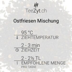 Ein Bild von Ostfriesen Mischung, in der Kategorie Schwarz Tee pur Assam Tee Ceylon Sri Lanka Tee