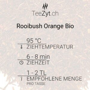 Ein Bild von Rooibush Orange Bio, in der Kategorie Rotbusch und Honeybuschtee