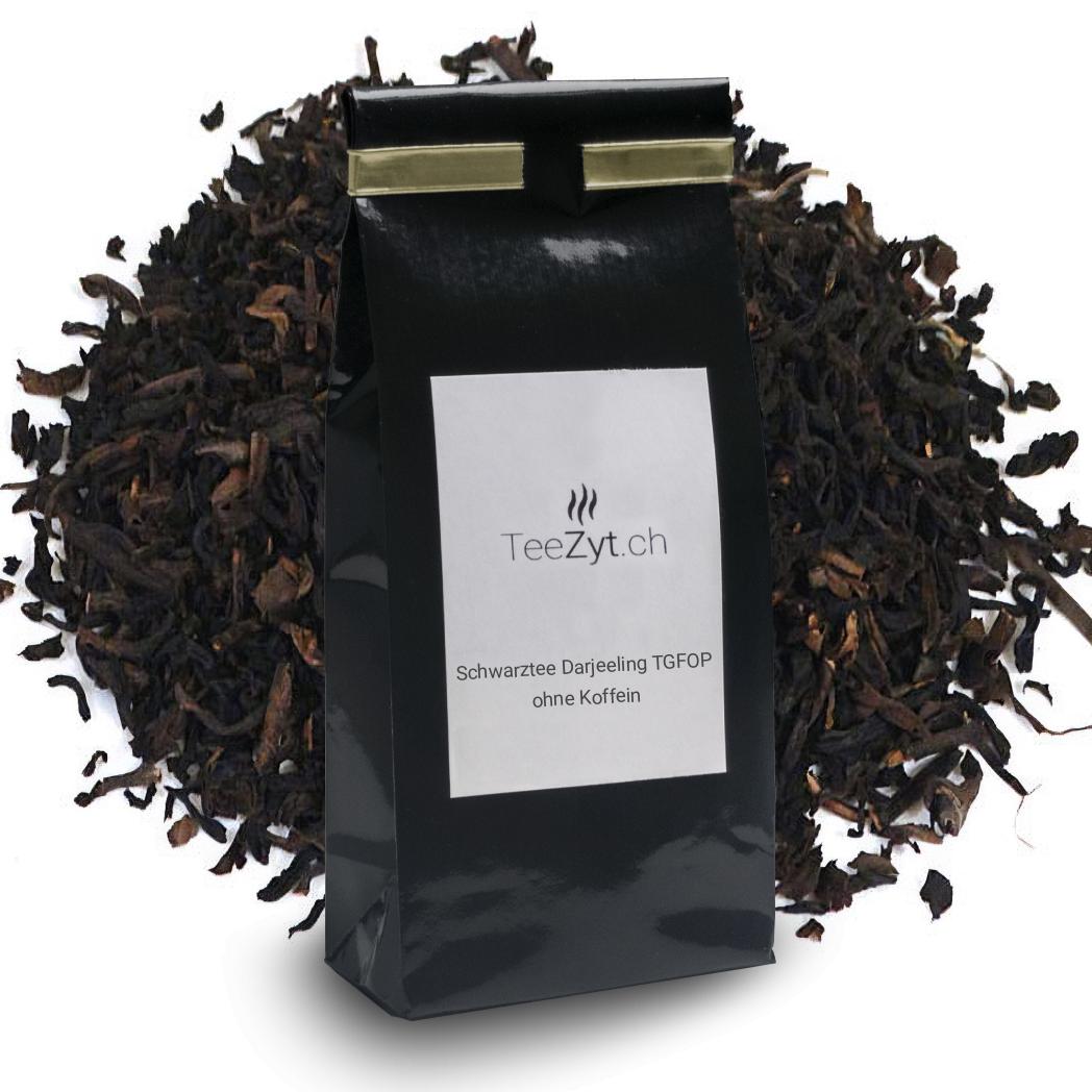 Ein Bild von Schwarztee Darjeeling TGFOP ohne Koffein, in der Kategorie Schwarz Tee pur Darjeeling Tea kaufen