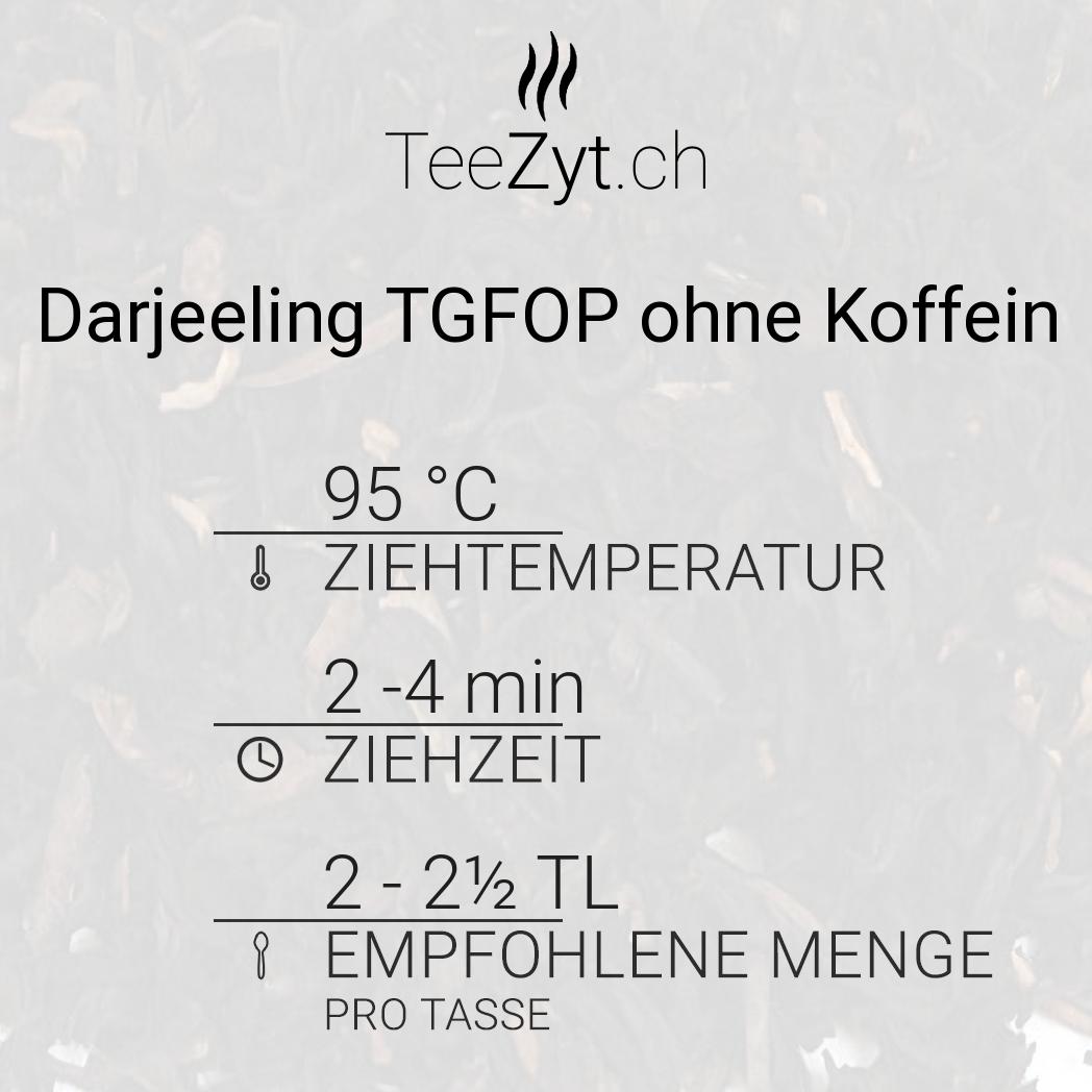 Ein Bild von Schwarztee Darjeeling TGFOP ohne Koffein, in der Kategorie Schwarz Tee pur Darjeeling Tea kaufen