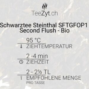 Ein Bild von Schwarztee Steinthal SFTGFOP1 Second Flush - Bio, in der Kategorie Schwarz Tee pur