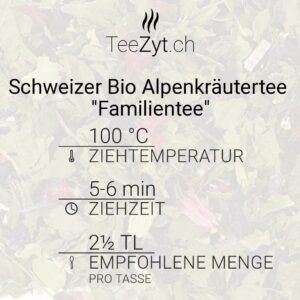 Ein Bild von Schweizer Bio Alpenkräutertee 