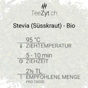 Ein Bild von Stevia (Süsskraut) - Bio, in der Kategorie Kräutertee und Gewürztee Bio Tee Monokräuter