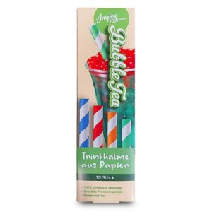 Ein Bild von Strohhalme für Bubble Tea - Pack a 10 Stück, in der Kategorie Teezubehör