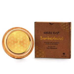 Ein Bild von Vergoldeter 24K Deckel für die Lotus Vita Glaskaraffen, in der Kategorie Teekannen und Teesets