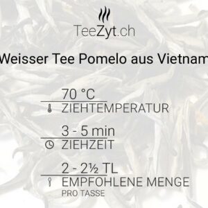 Ein Bild von Weisser Tee Pomelo aus Vietnam, in der Kategorie Grün Tee pur