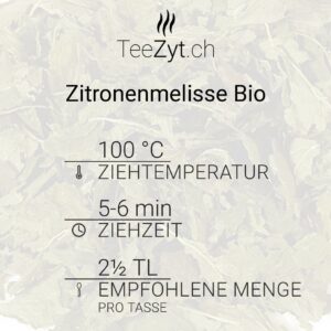 Ein Bild von Zitronenmelisse Bio, in der Kategorie Kräutertee und Gewürztee Bio Tee Monokräuter