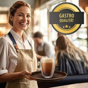 Ein Bild von Creano doppelwandige Premium Gläser in Gastro Qualität | 250ml | 2er Set, in der Kategorie Teetassen und Gläser