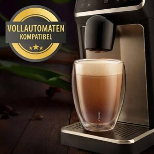 Ein Bild von Creano doppelwandige Premium Gläser in Gastro Qualität | 250ml | 2er Set, in der Kategorie Teetassen und Gläser