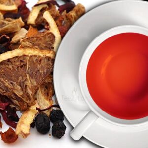 Ein Bild von Früchtetee Aronia-Orange-Mandarine - Bio, in der Kategorie Früchtetee