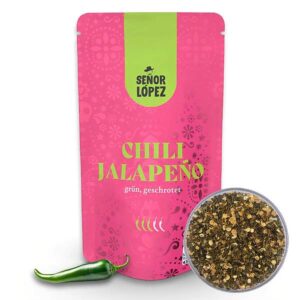 Ein Bild von Señor López - Jalapeño Chili  geschrotet, in der Kategorie Kräuter und Gewürze