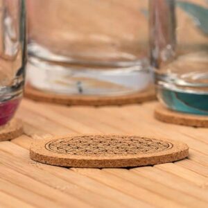 Ein Bild von Untersetzerset aus Kork mit der 