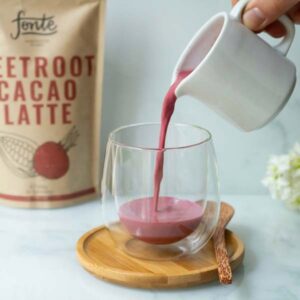 Ein Bild von Fonte Beetroot Cacao Latte, in der Kategorie Nahrungsmittel