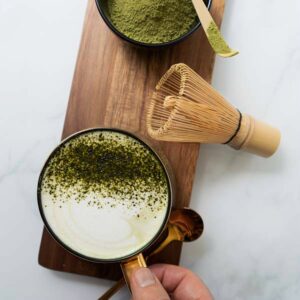 Ein Bild von Fonte Green Matcha Latte, in der Kategorie Nahrungsmittel Matcha Tee