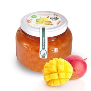 Ein Bild von Mangofruchtperlen für Bubble Tea - 240g, in der Kategorie Nahrungsmittel Popping Bobas