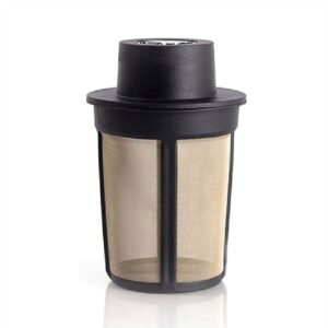 Ein Bild von Finum Teefilter-System - Floating Basket L - Schwarz, in der Kategorie Teesiebe und Teefilter