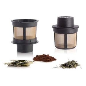Ein Bild von Finum Teefilter-System - Floating Basket M - Schwarz, in der Kategorie Teesiebe und Teefilter