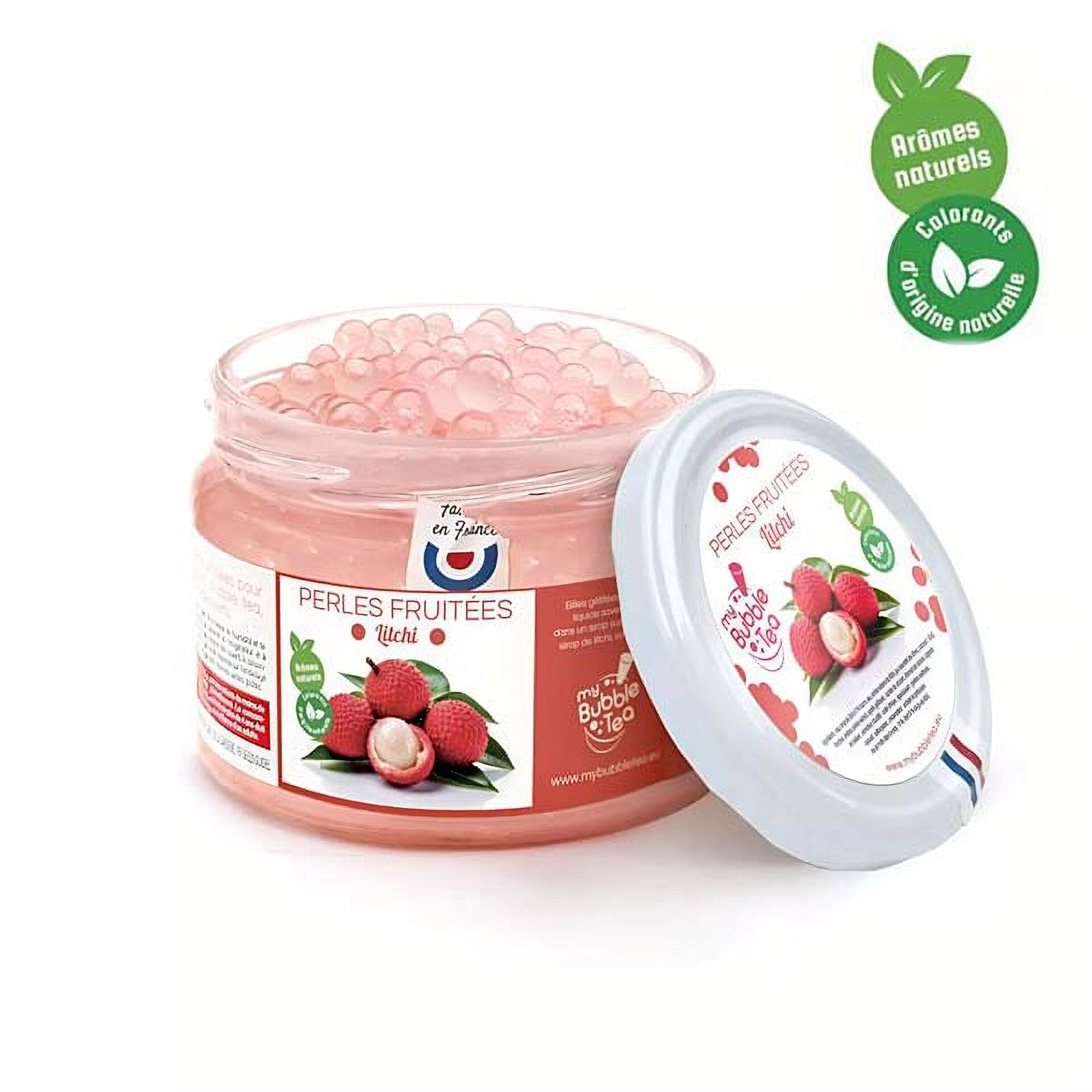 Ein Bild von Litchi-Fruchtperlen für Bubble Tea - 240g, in der Kategorie Nahrungsmittel