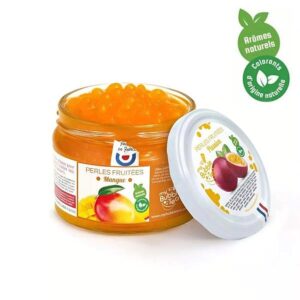 Ein Bild von Mangofruchtperlen für Bubble Tea - 240g, in der Kategorie Nahrungsmittel