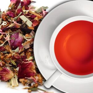 Ein Bild von Früchtetee Pfirsich - Rose, in der Kategorie Früchtetee