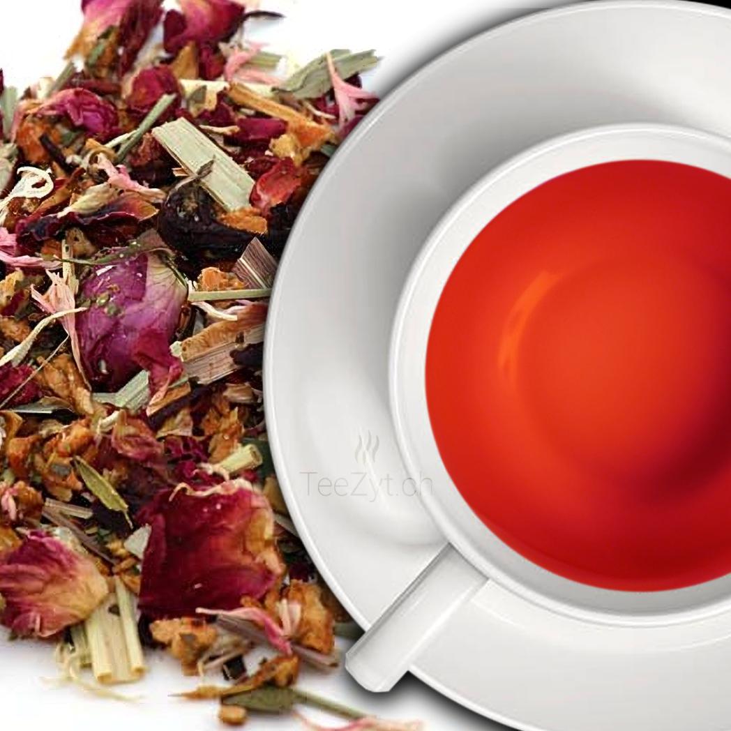 Ein Bild von Früchtetee Pfirsich - Rose, in der Kategorie Früchtetee