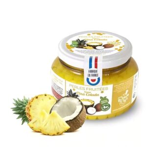 Ein Bild von Pina Colada Fruchtperlen für Bubble Tea - 240g, in der Kategorie Nahrungsmittel