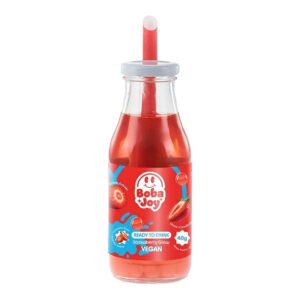 Ein Bild von BOBAJOY - Ready to Drink - Strawberry Glow 330ml, in der Kategorie Nahrungsmittel