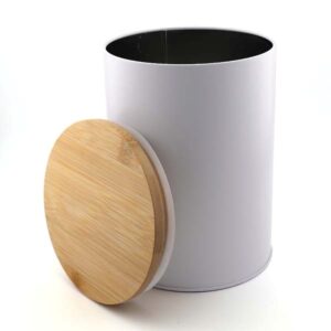 Ein Bild von Bambusdeckeldose - weiss, in der Kategorie Teedosen