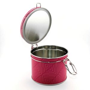 Ein Bild von Bügelverschlussdose  - Crazy pink, in der Kategorie Teedosen