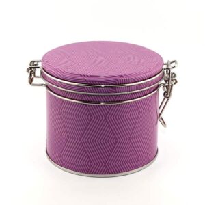 Ein Bild von Bügelverschlussdose  - Crazy purple, in der Kategorie Teedosen