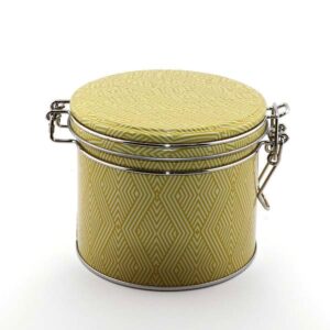 Ein Bild von Bügelverschlussdose  - Crazy yellow, in der Kategorie Teedosen