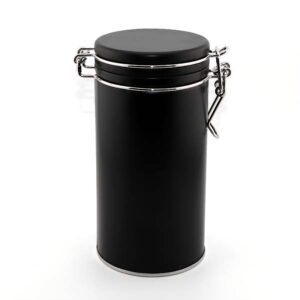 Ein Bild von Bügelverschlussdose - schwarz, in der Kategorie Teedosen