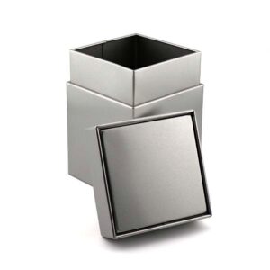 Ein Bild von Dose eckig silber -, in der Kategorie Teedosen