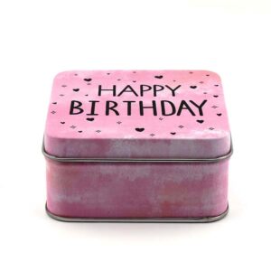 Ein Bild von Geschenkdose HAPPY BIRTHDAY, in der Kategorie Teedosen