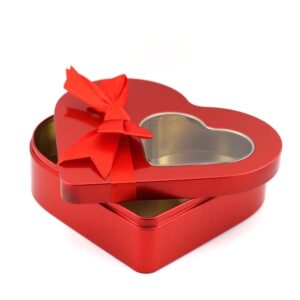 Ein Bild von Herzdose mit Schleife, in der Kategorie Teedosen