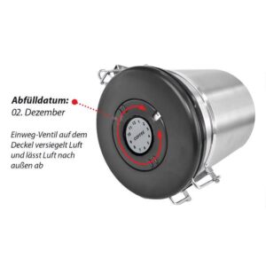 Ein Bild von Kaffeedose Edelstahl -, in der Kategorie Teedosen