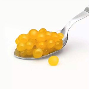 Ein Bild von Pfirsichfruchtperlen für Bubble Tea - 240g, in der Kategorie Nahrungsmittel