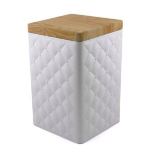 Ein Bild von Teedose Quadrat Classic - weiss, in der Kategorie Teedosen