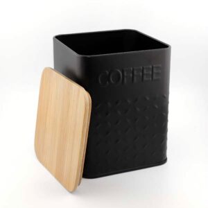 Ein Bild von Vorratsdose Schwarz - COFFEE, in der Kategorie Teedosen