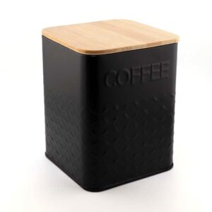 Ein Bild von Vorratsdose Schwarz - COFFEE, in der Kategorie Teedosen