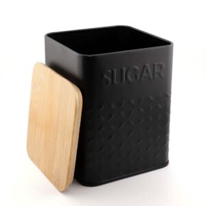 Ein Bild von Vorratsdose Schwarz - SUGAR, in der Kategorie Teedosen