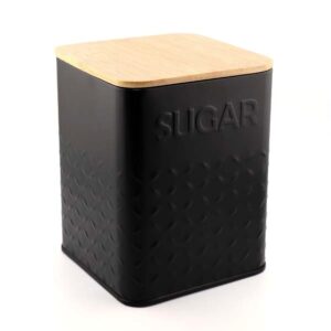 Ein Bild von Vorratsdose Schwarz - SUGAR, in der Kategorie Teedosen