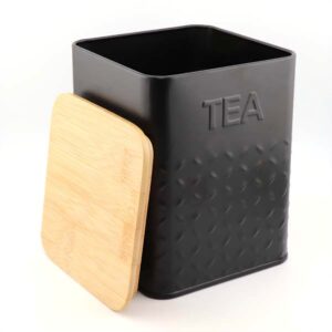 Ein Bild von Vorratsdose Schwarz - TEA, in der Kategorie Teedosen