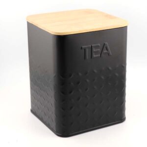 Ein Bild von Vorratsdose Schwarz - TEA, in der Kategorie Teedosen