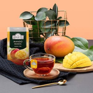 Ein Bild von Ahmad Tea - Mango Magic - 20 Teebeutel à 2g, in der Kategorie Schwarz Tee aromat. Tee im Teebeutel kaufen
