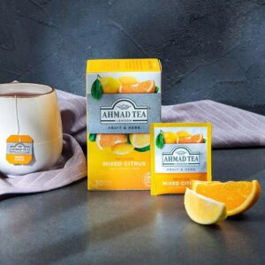 Ein Bild von Ahmad Tea - Mixed Citrus - 20 Teebeutel à 2g, in der Kategorie Früchtetee