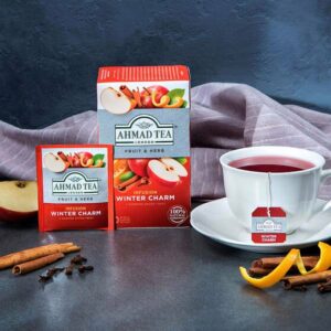 Ein Bild von Ahmad Tea - Winter Charm - 20 Teebeutel à 2g, in der Kategorie Früchtetee Tee im Teebeutel kaufen